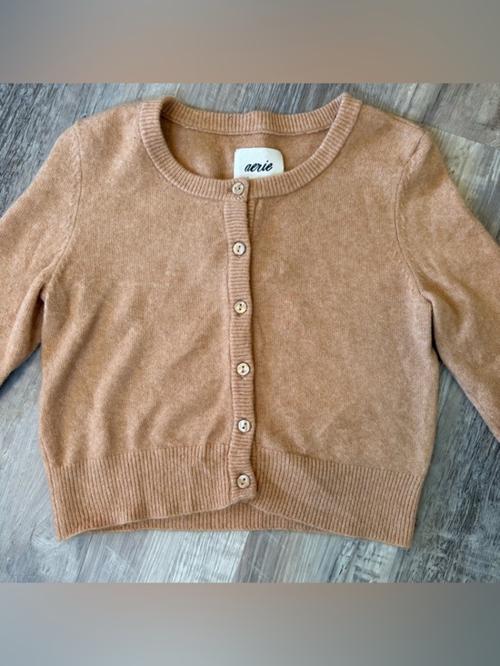 aerie Sweaters - NWT aerie Cropped Button-Up Cardigan Sweater Size Small
